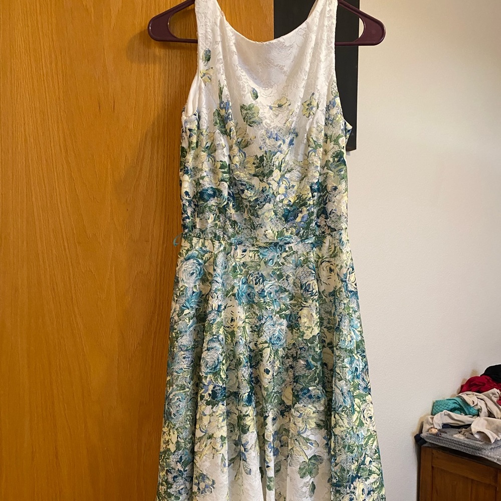 Like New Floral Lace Dress